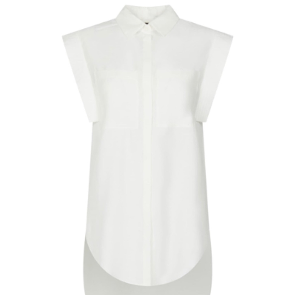 NWT - BCBG MaxAria top.. size medium .. white.. new.. never worn